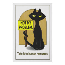 Bad Boogie Funny Canvas - Not my problem