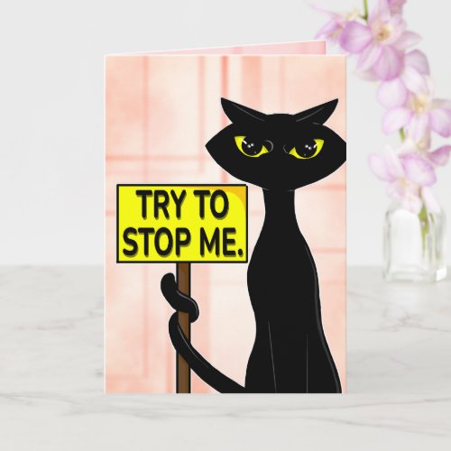 Bad Boogie Sarcastic Birthday Card