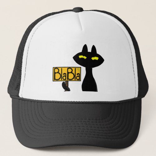 Bad Boogie -The Cat- "BlaBla" funny Trucker Hats