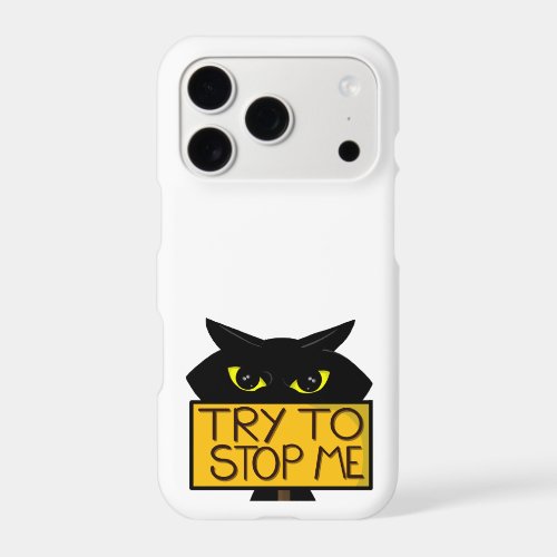 Bad Boogie -The Cat- "Try To" funny Phone Case