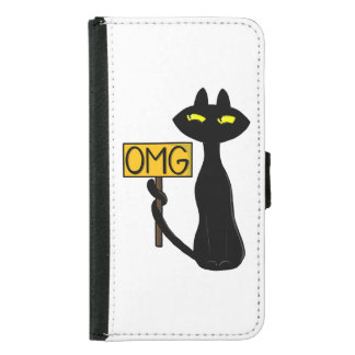 Bad Booie -The Cat- "OMG" funny Phone Case