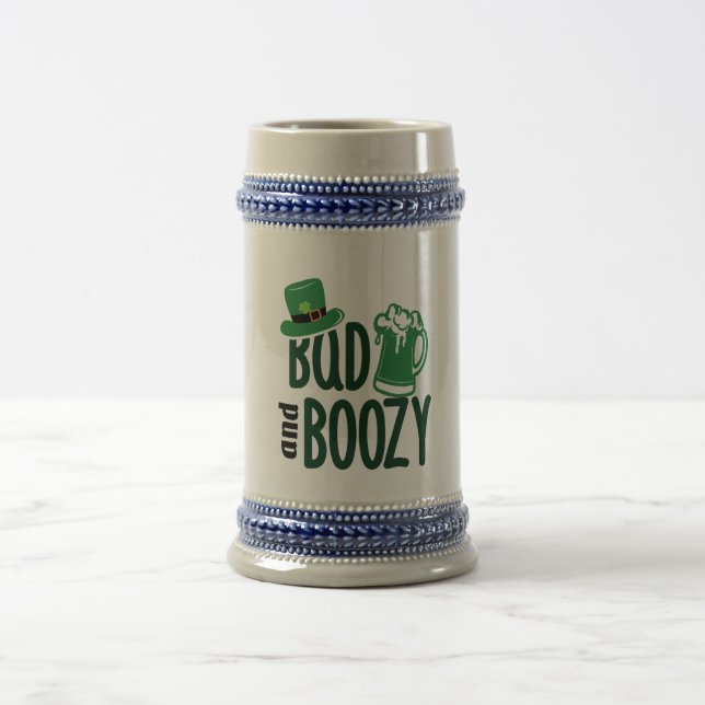 Bad & Boozy Golf Gift - Humorous Beer Stein (Center)
