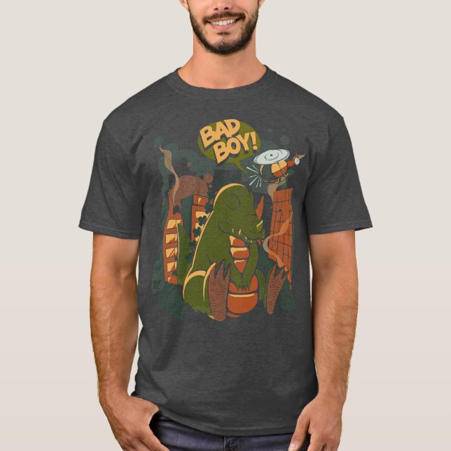 Bad Boy Big Monster by Tobe Fonseca T-Shirt (Front)