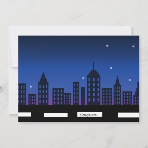 Bad Boys, Bad Boys in the City Birthday Invitation | Zazzle