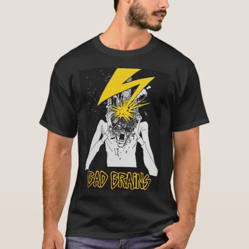 Bad Brains Band _ Logo  T_Shirt