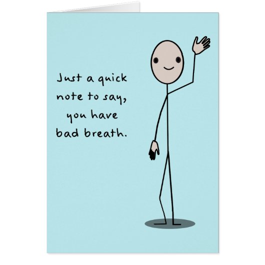Bad Breath Cards (Front)