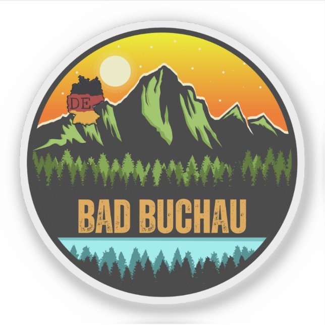 Bad Buchau, Germany Sticker (Front)