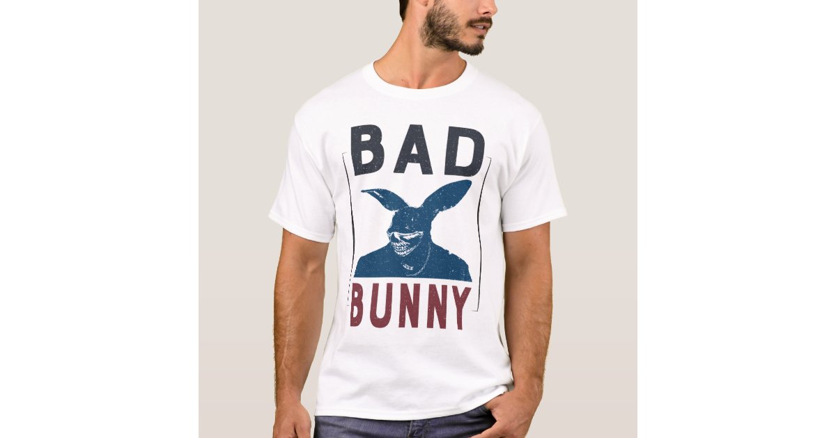 Bad Bunny Funny Hip Hop Rabbit Design Ideas T-Shirt