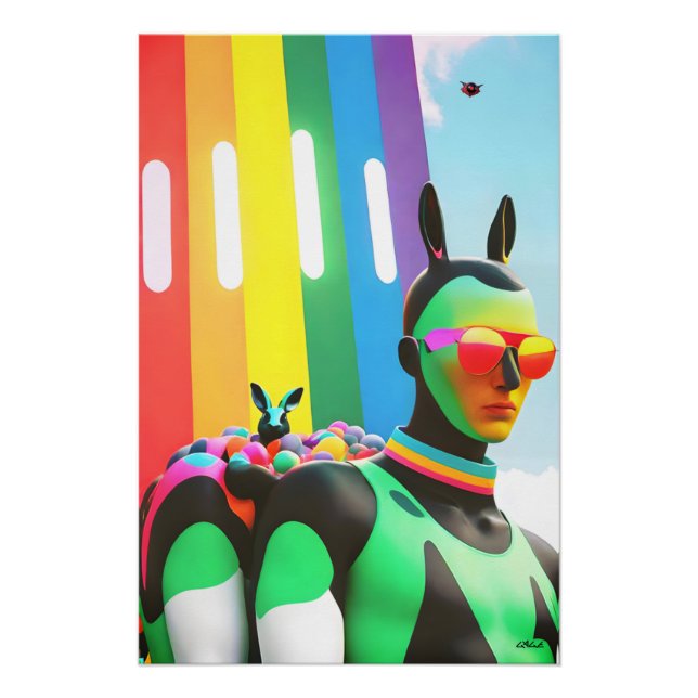 Bad Bunny Vibes Poster (Front)