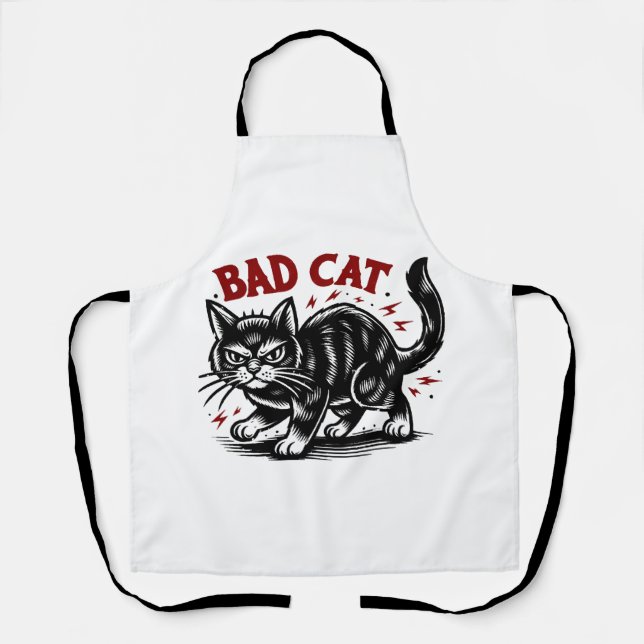 Bad Cat Apron (Front)