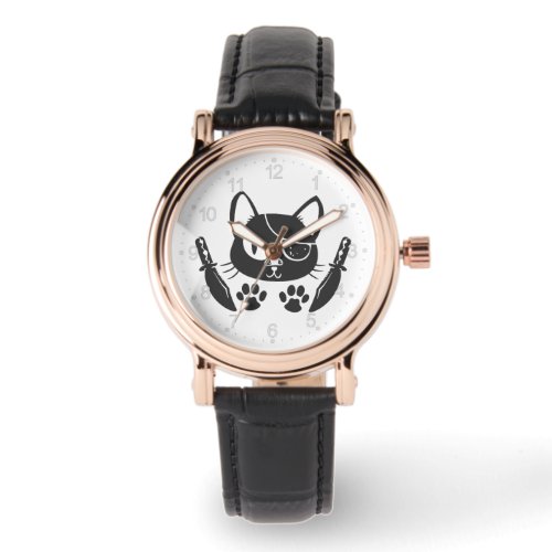 Bad Cat _ Choose background color Watch