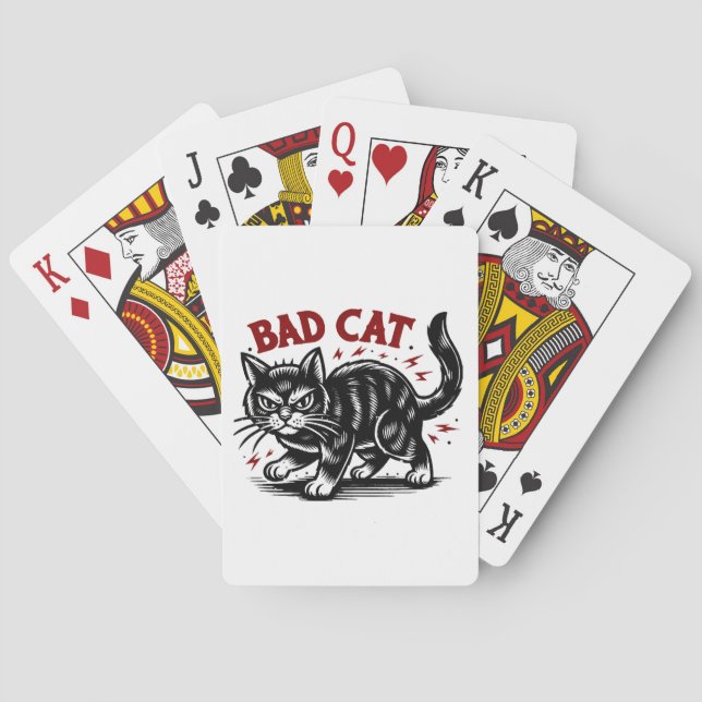 Bad Cat Poker Cards (Back)