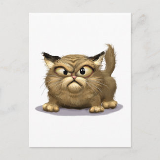 Bad Cat Postcard