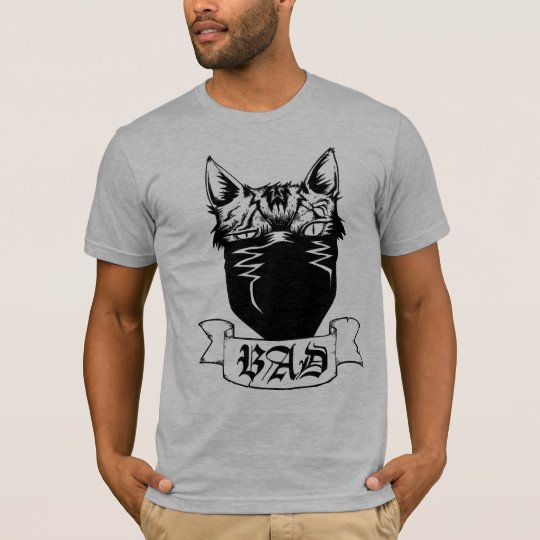 BAD cat t-shirt | Zazzle