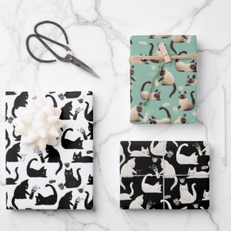 Bad Cats Knocking Stuff Over Pattern