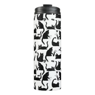 Bad Cats Knocking Stuff Over Thermal Tumbler