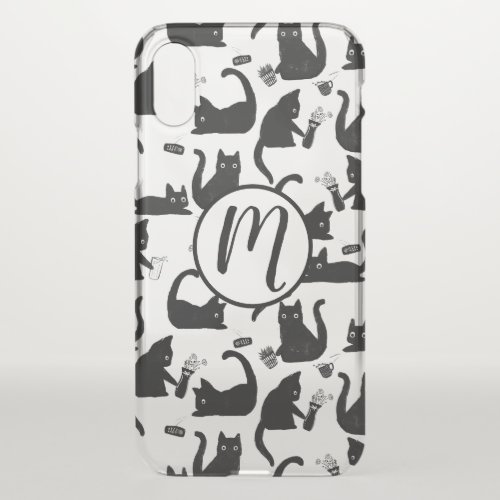 Bad Cats Knocking Stuff Over iPhone X Case