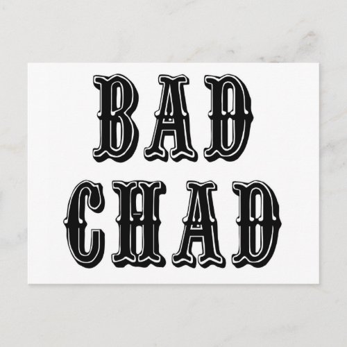Bad Chad Postcard