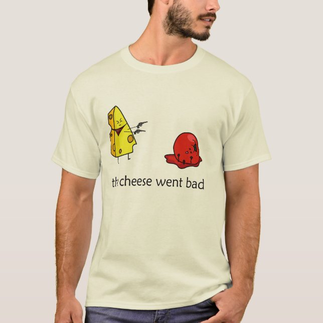 Bad Cheese Men's T-Shirt (Front)