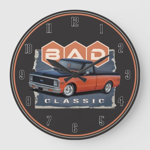 Bad Classic Truck Large Clock