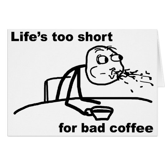 Bad Coffee Cards (Front Horizontal)