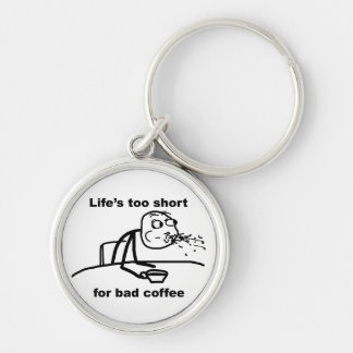 Bad Coffee Keychain