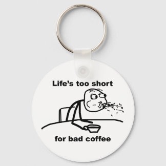 Bad Coffee Keychain