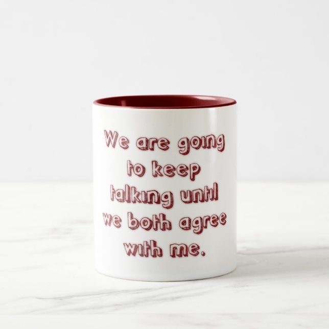 Bad Communication Two-Tone Mug (Center)