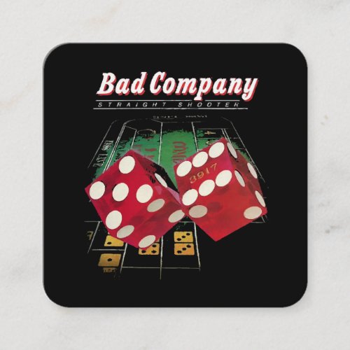 Bad Company Blues A Tribute to Paul Rodgers  Square Business Card