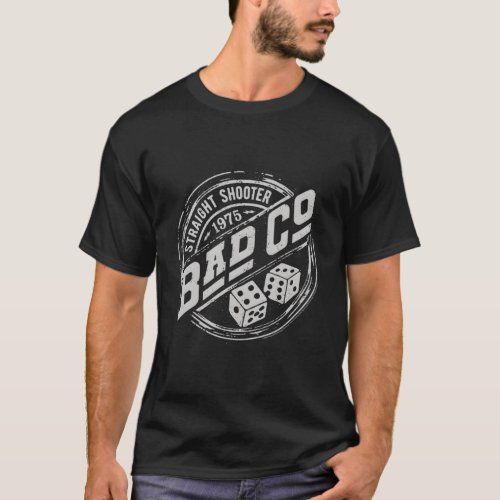 Bad Company Straight Shooter Badge T_Shirt