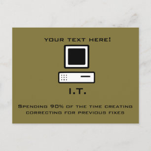 Bad Computer science Postcard