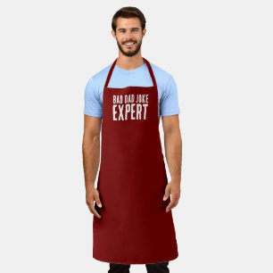 Bad Dad Joke Expert BOLD TYPOGRAPHY Apron