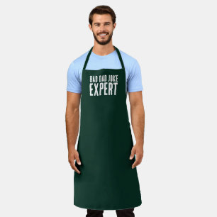 Bad Dad Joke Expert BOLD TYPOGRAPHY Apron