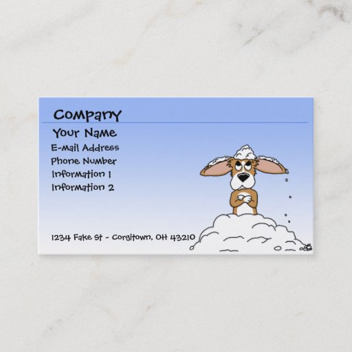 Customizable Bad Day Corgi Business Cards