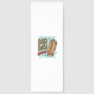 Bad Day Hot Dog Retro Vector Shirt Design_1 Bookmarks
