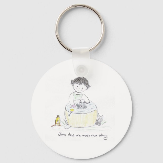 Bad  Day Keychain (Front)