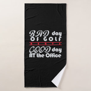Bad Day Of Golfer Bath Towel