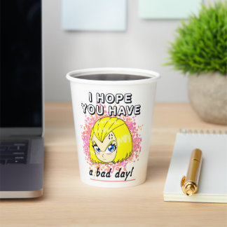 bad day paper cup