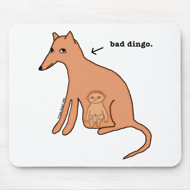 "Bad Dingo" Mouse Pad (Front)