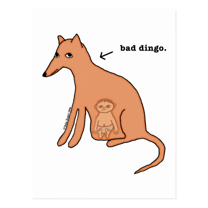 "Bad Dingo" Postcards