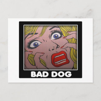 bad dog 2 postcard