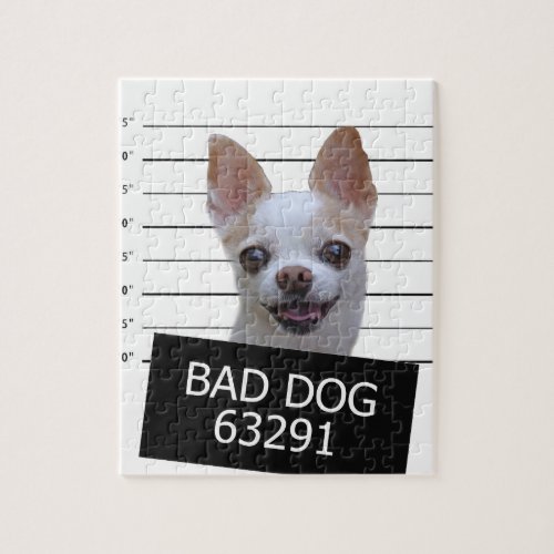 Bad dog _ Chihuahua Jigsaw Puzzle