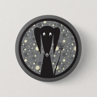 Bad Dog Graphics Original Robot Doxie Button