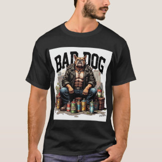 Bad dog T-shirt design