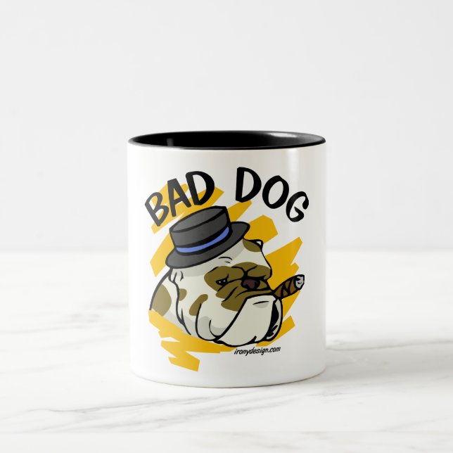 Bad Dog Two-Tone Coffee Mug (Center)