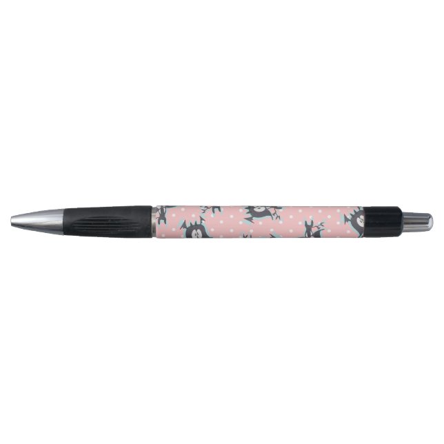 Bad Dragon smiling in a pink background Pen (Front)