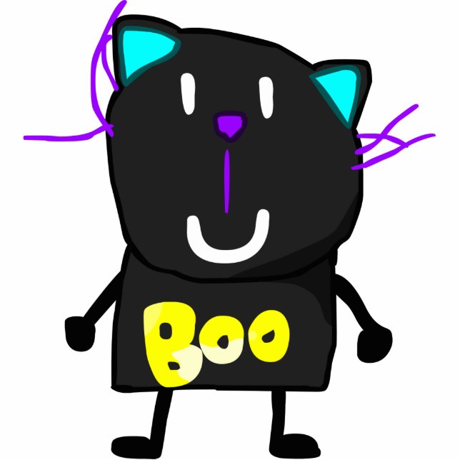 Bad Dream Cat Cutout (Front)