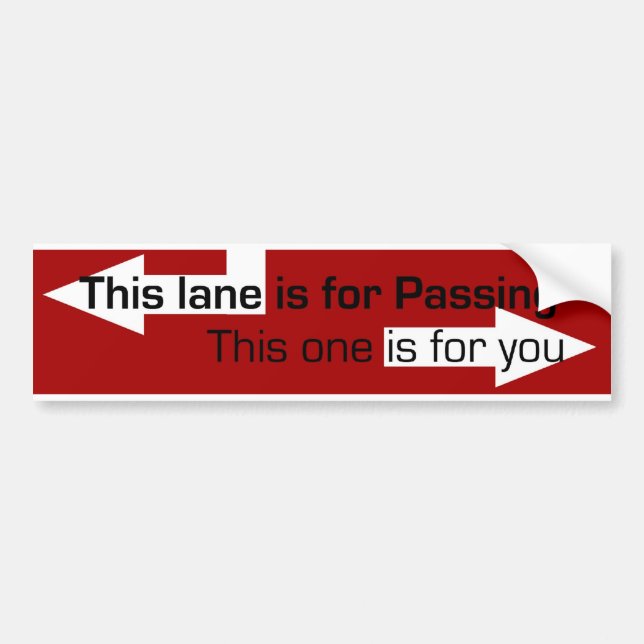 bad drivers bumper sticker (Front)