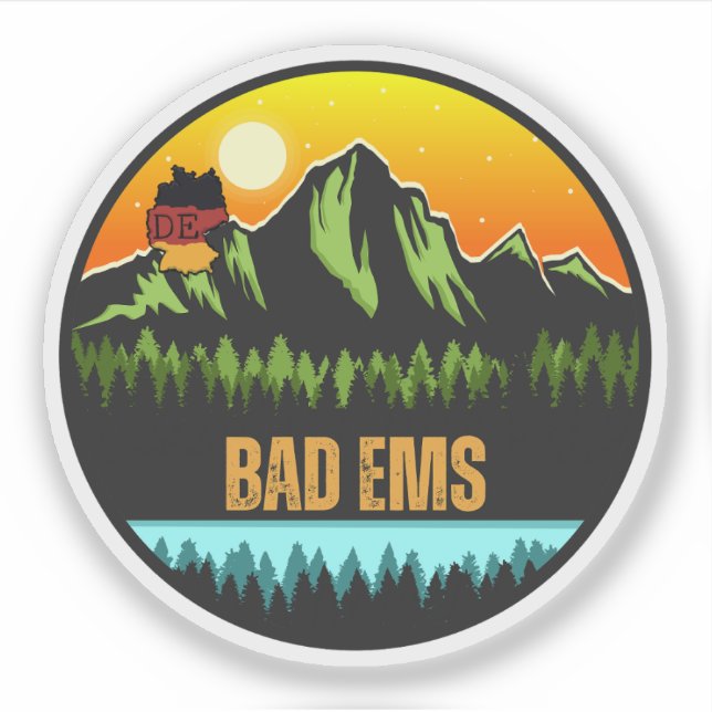 Bad Ems, Germany Sticker (Front)