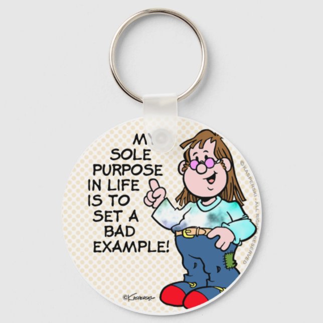 Bad Example Keychain (Front)